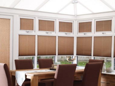 Pleated-Conservatory Blinds